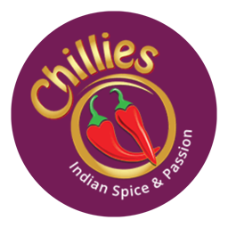 Chillies Indian Cuisine logo.